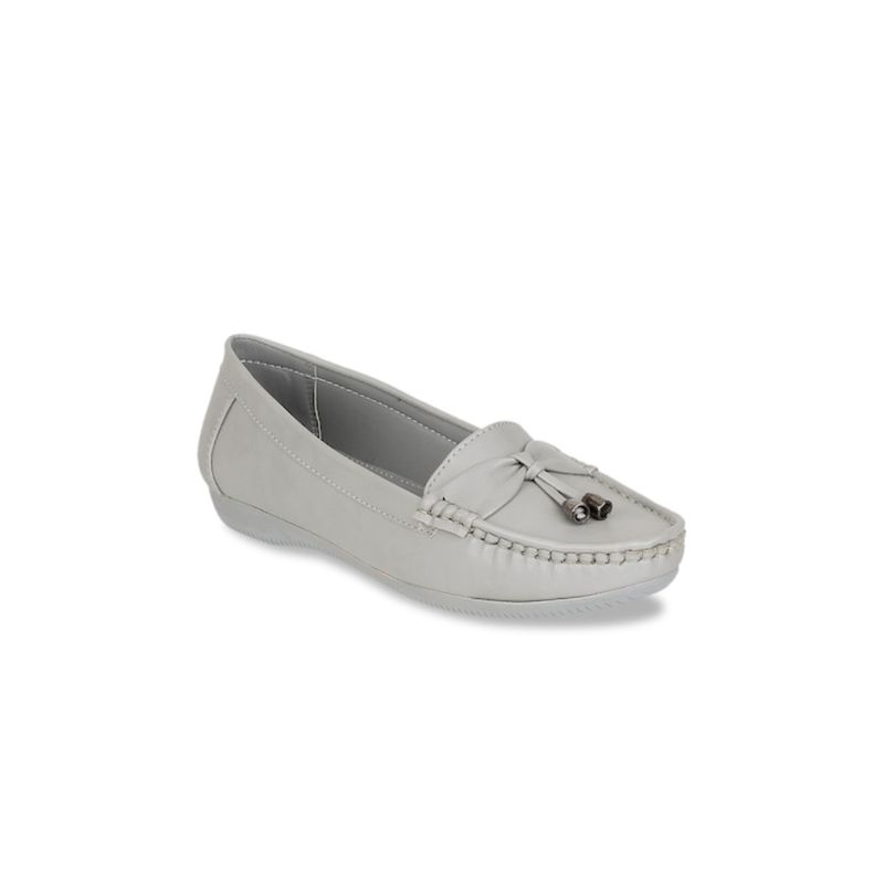ELLE Grey Women Slip On Loafers Buy ELLE Grey Women Slip On Loafers Online at Best Price in