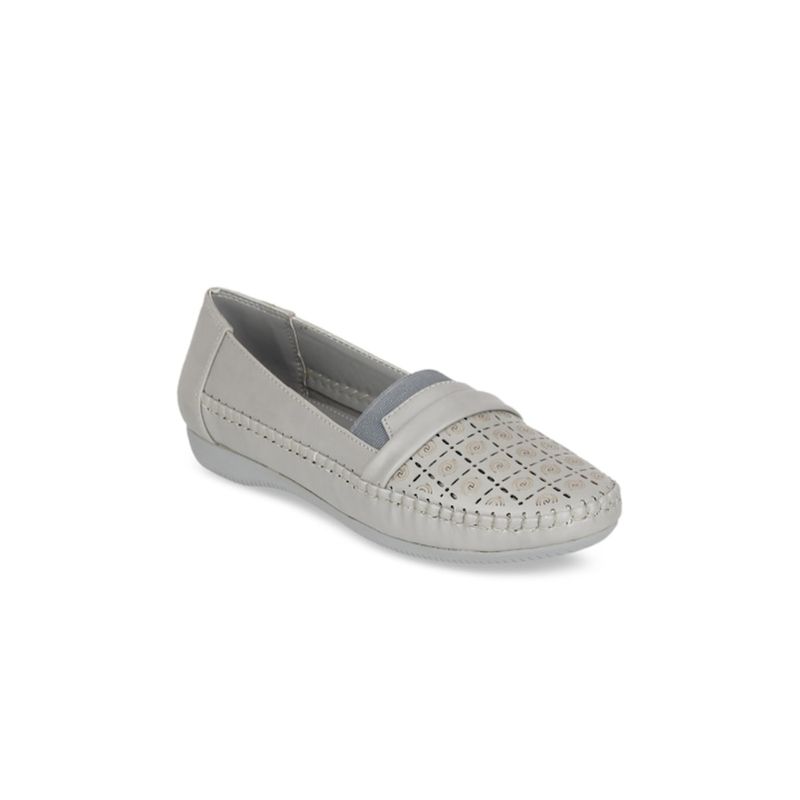 ELLE Grey Women Slip On Loafers Buy ELLE Grey Women Slip On Loafers Online at Best Price in