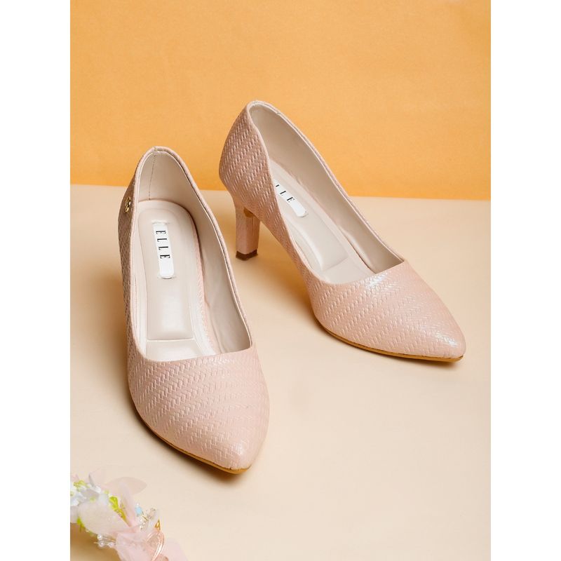 ELLE Nude Women Slip On Pumps (EURO 39)