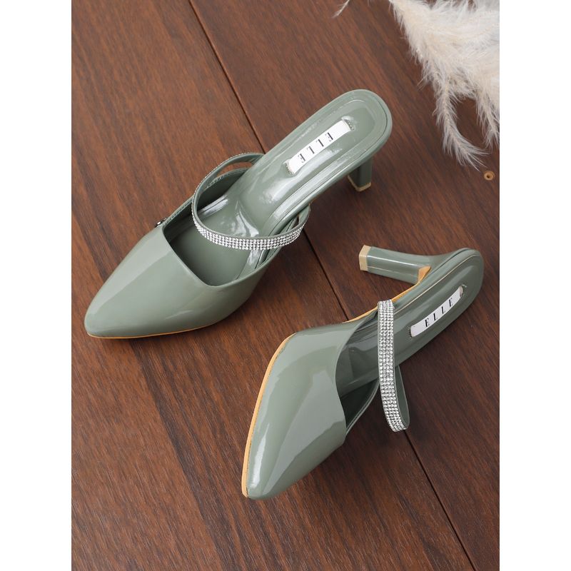 ELLE Olive Women Slip On Mules (EURO 39)