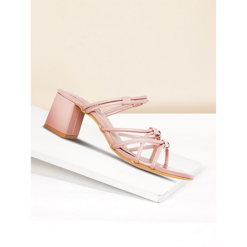 ELLE Pink Women Slip On Sandals (EURO 40)