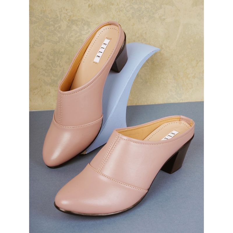 ELLE Peach Women Slip On Pumps (EURO 36)