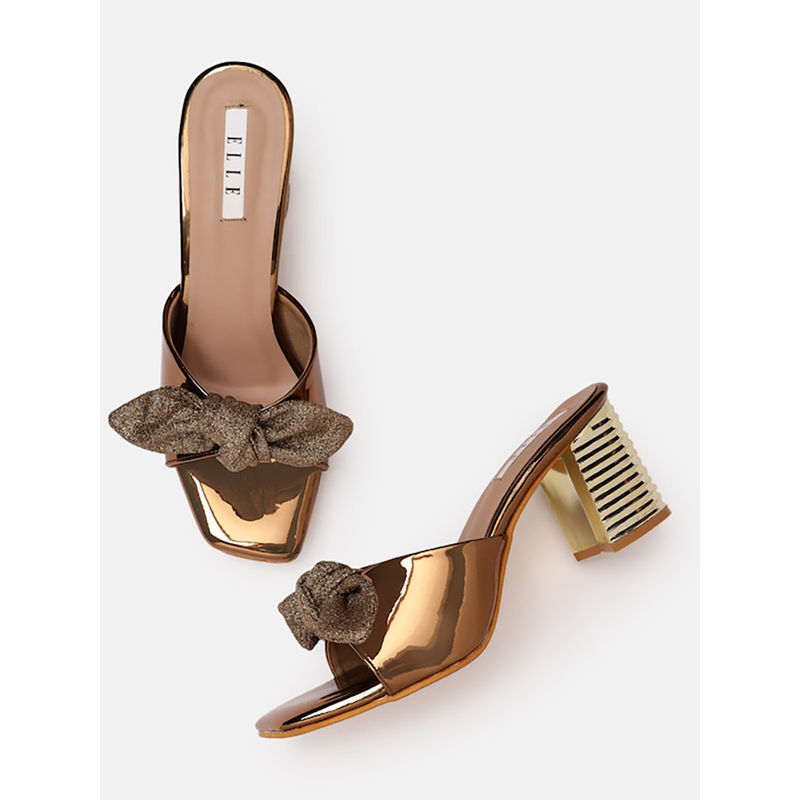 ELLE Copper Women Slip On Sandals (EURO 36)
