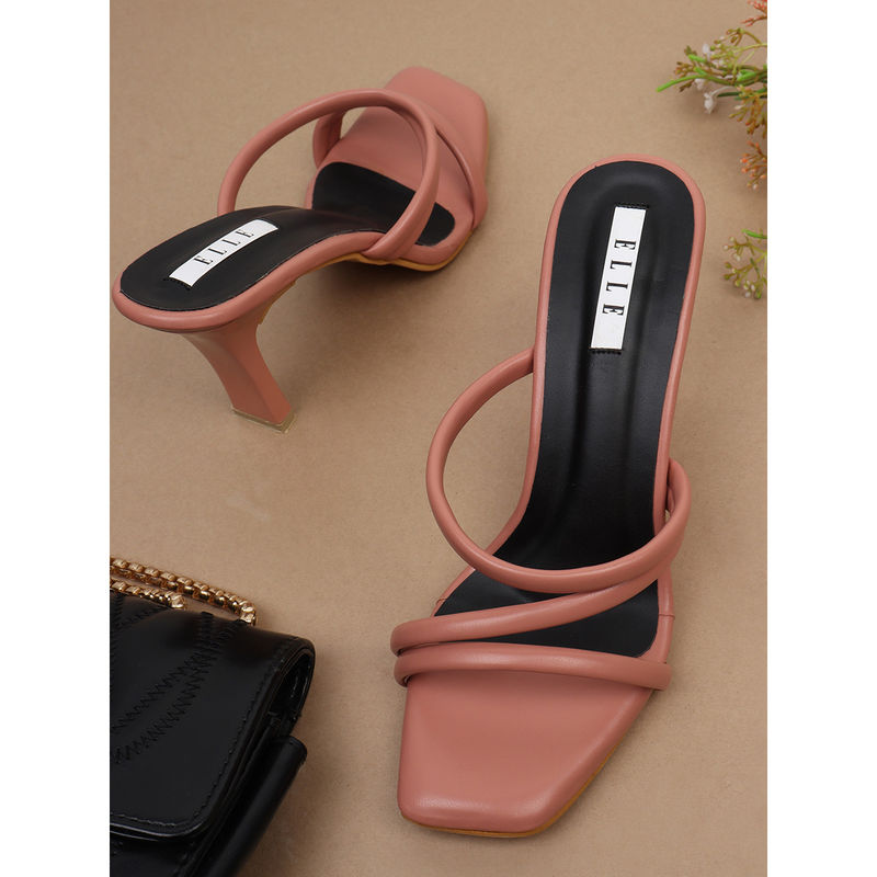 ELLE Peach Women Slip On Sandals (EURO 39)