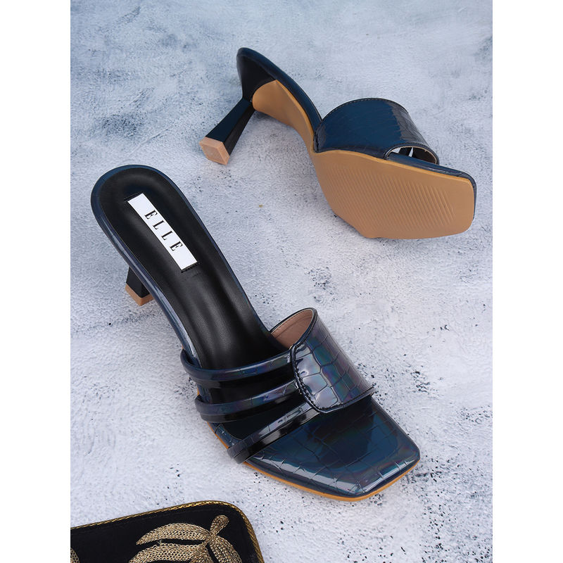 ELLE Green Women Slip On Sandals (EURO 39)