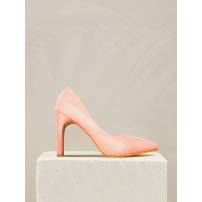 ELLE Orange Women Slip On Pumps (EURO 38)
