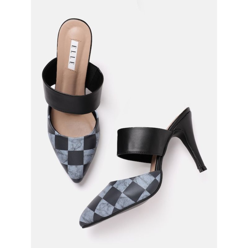 ELLE Grey Women Slip On Pumps (EURO 37)