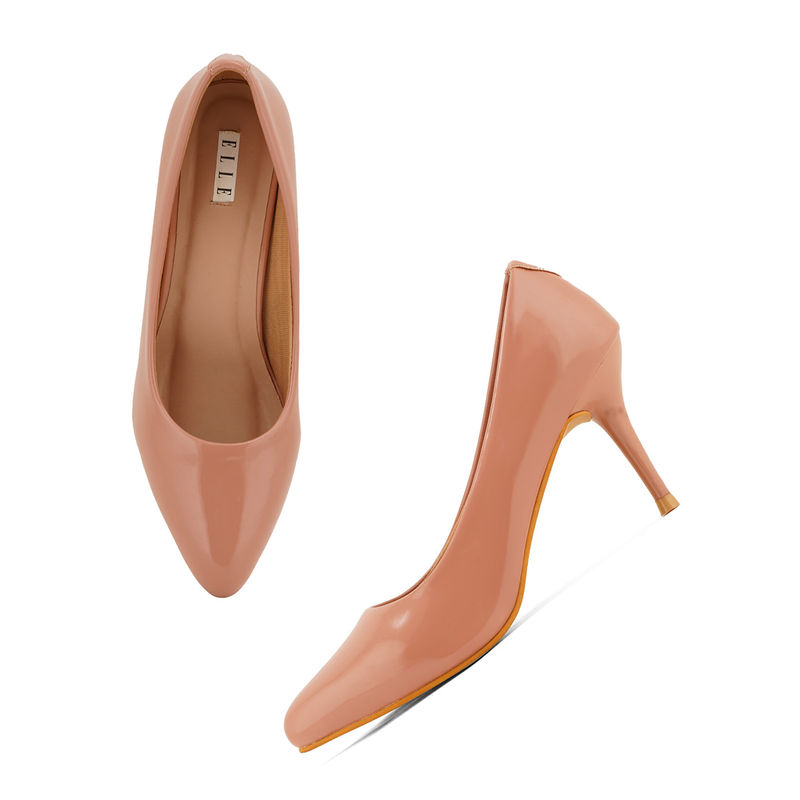 ELLE Peach Women Slip On Pumps (EURO 36)