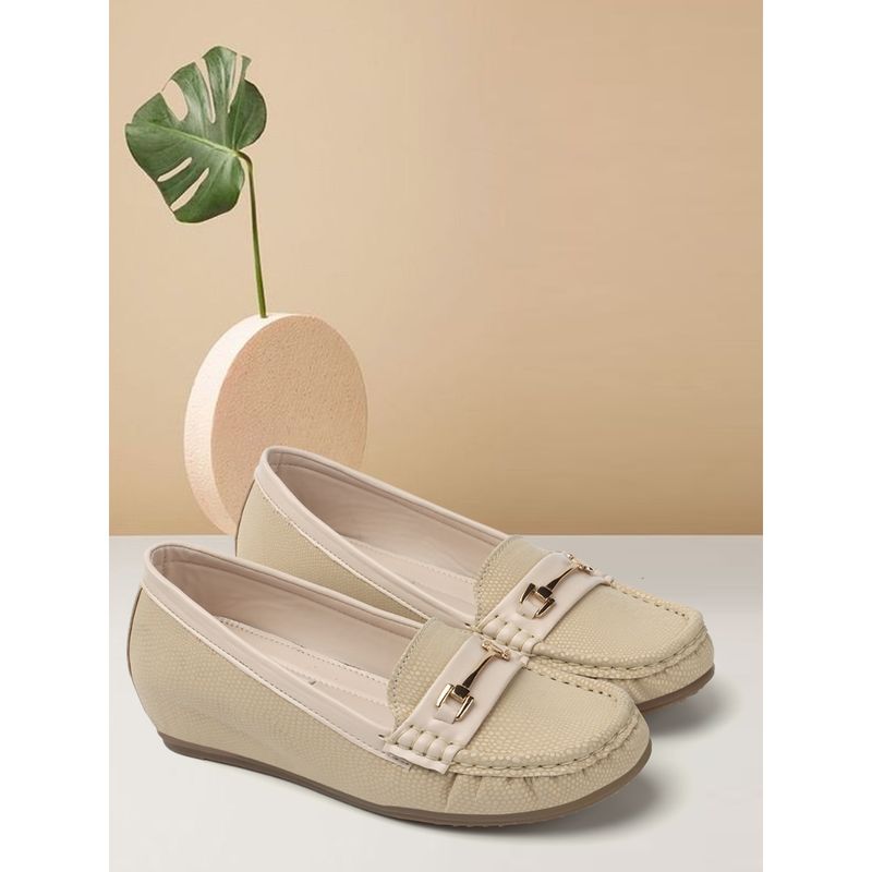 ELLE Cream Women Slip On Loafers Buy ELLE Cream Women Slip On Loafers Online at Best Price in