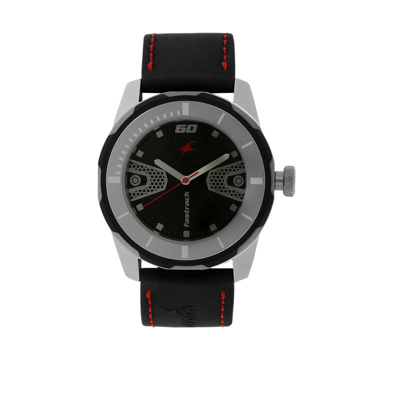 Buy Fastrack NM3099SP04 Black Dial Analog Watch For Men Online