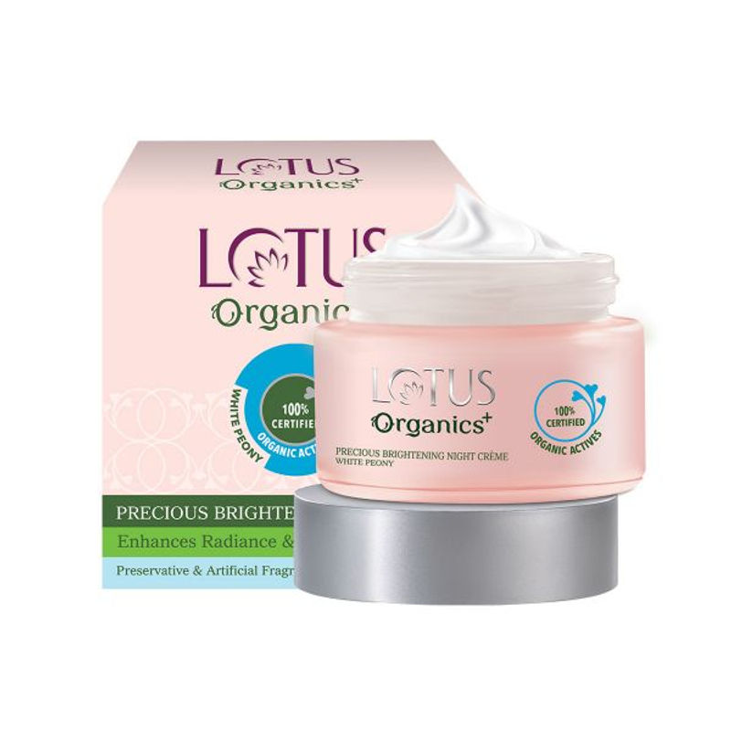 Lotus Organics Precious Brightening Night Crème