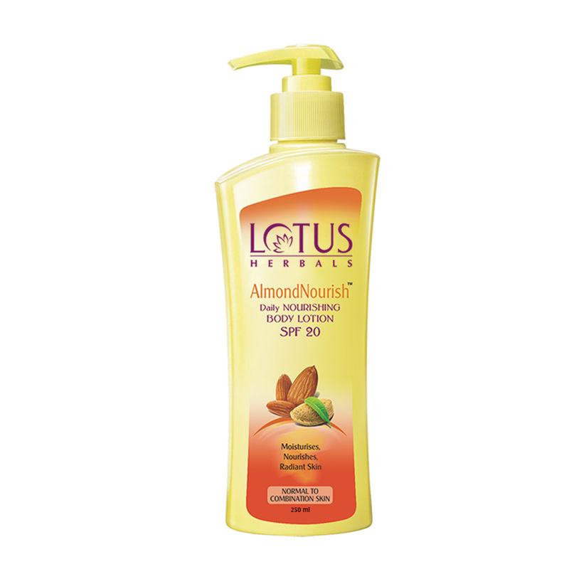 Lotus Herbals AlmondNourish Daily Nourishing Body Lotion SPF 20 Buy Lotus Herbals AlmondNourish