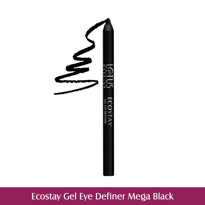 Lotus Make-Up Ecostay Gel Eye Definer - Mega Black