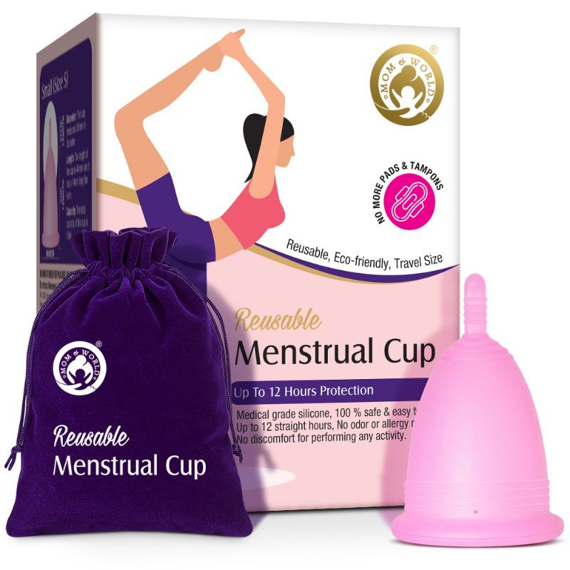 Mom & World Reusable Menstrual Cup For Women - Medium