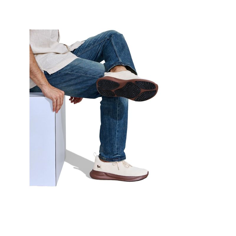 Neeman's Beige ReLive Knit Sneakers (UK 9)