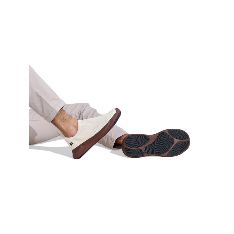 Neeman's Cream ReLive Knit Slip On Sneakers (UK 9)