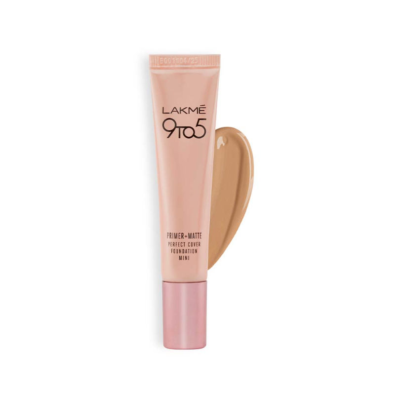 Lakme 9 To 5 Primer + Matte Mini Foundation, SPF 20, For Natural, Flawless Finish - Warm Creme
