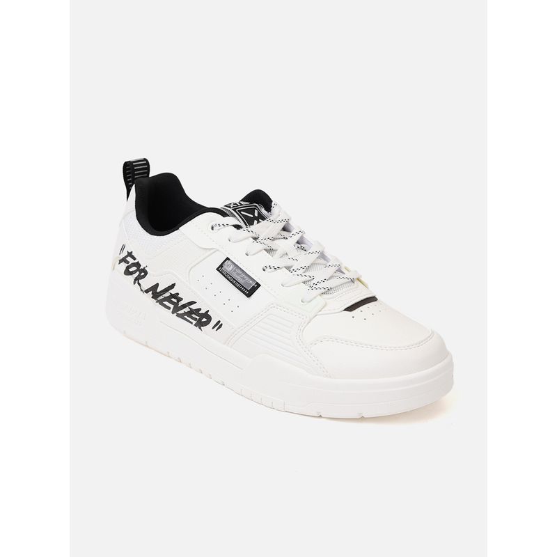 Xtep Claasic Skateboarding White Shoes for Men (EURO 45)