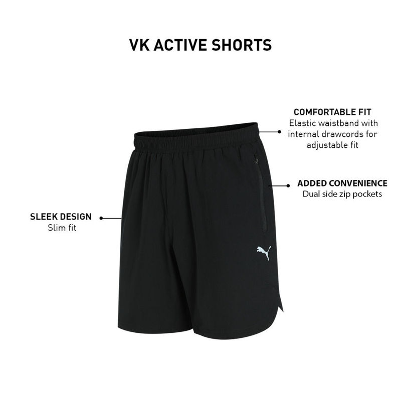 Puma VK actve Mens Black Shorts (XS)