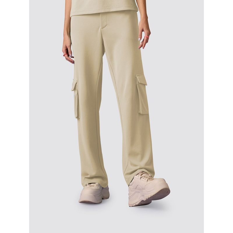 Muvazo Beige Eclectic Enchantment Pants (XS)