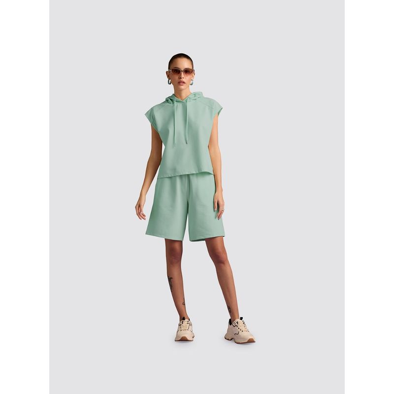Muvazo Green Oh So Cool Shorts (XS)