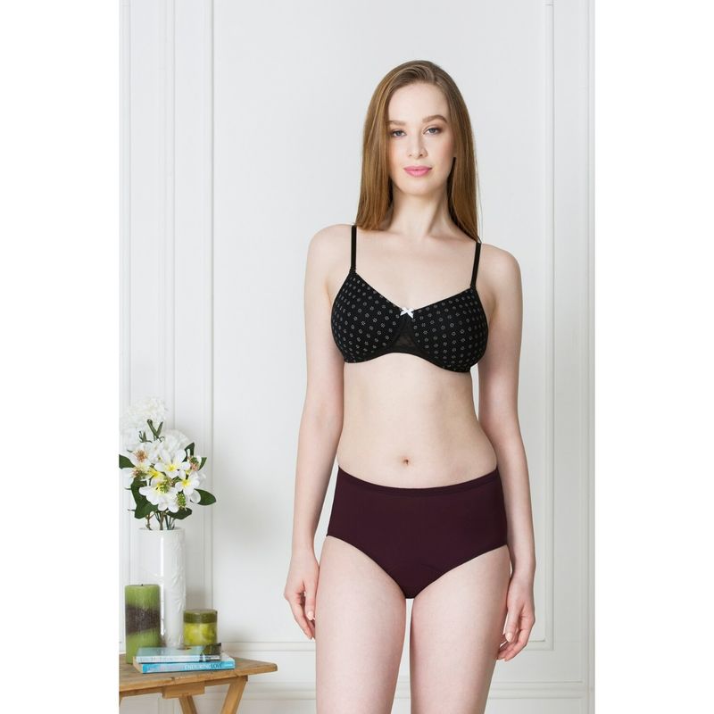 Van Heusen Woman Lingerie and Athleisure Anti Bacterial & High Absorbance Stay Dry Period Panty (M)