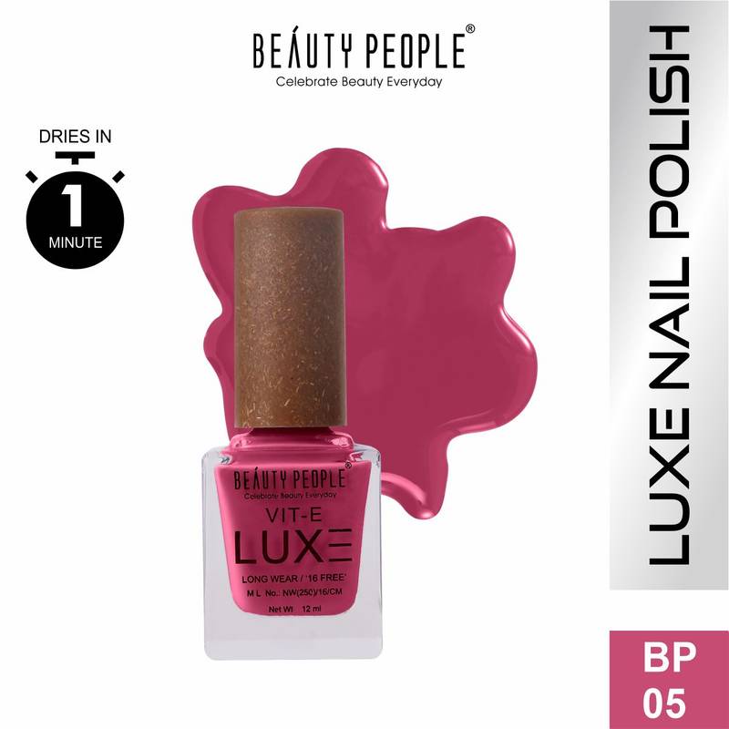 Beauty People Luxe Premium With Vit E Nail Polish - 381 Profile Pink