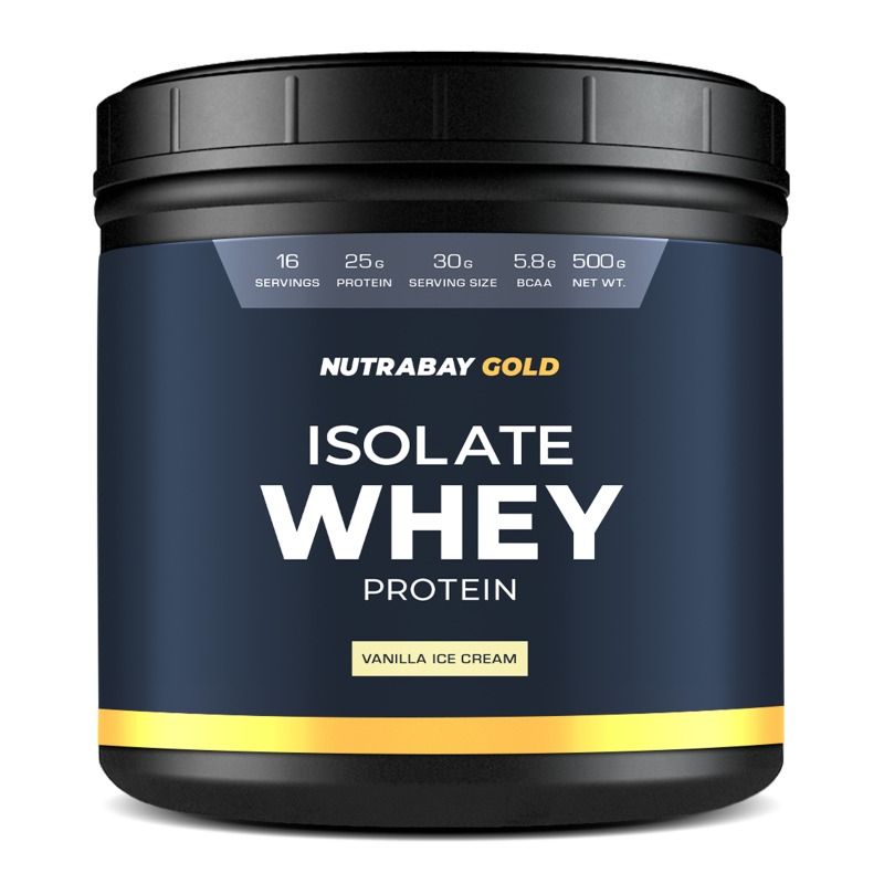 Nutrabay Gold 100% Whey Protein Isolate - Vanilla Ice Cream