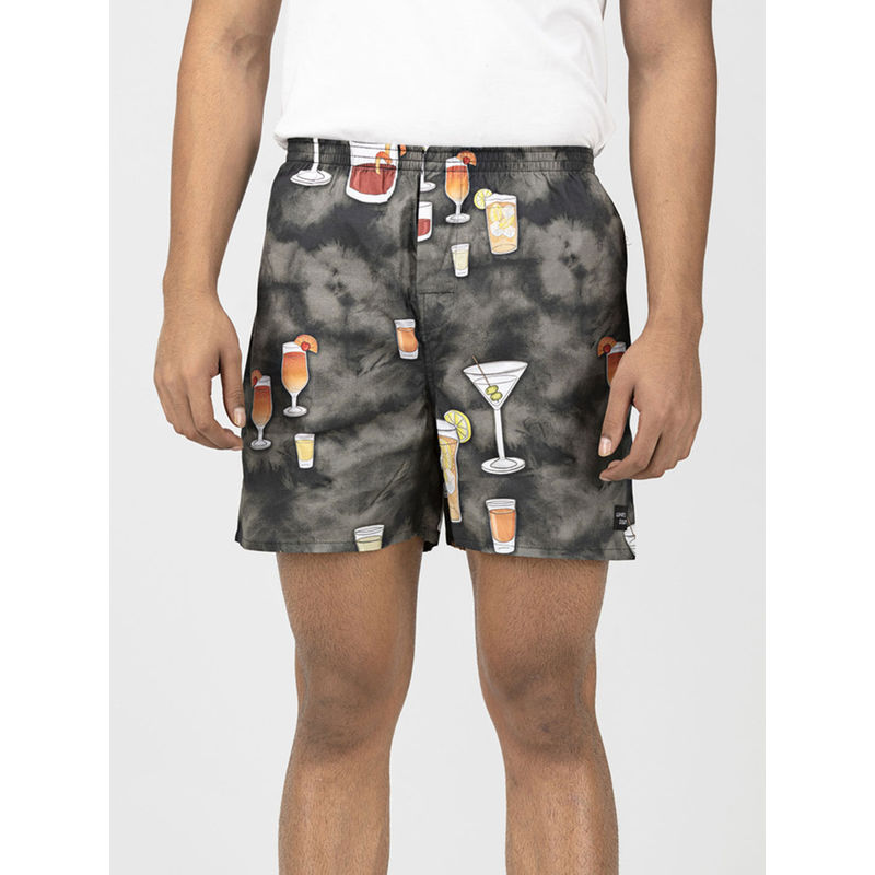 Whats Down Cocktail Boxers - Grey (S)