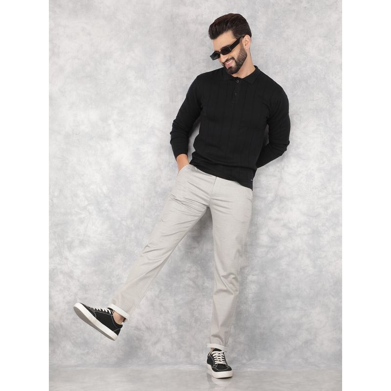 CRIMSOUNE CLUB Men'S Navy Blue Polo Neck T-Shirt (XL)