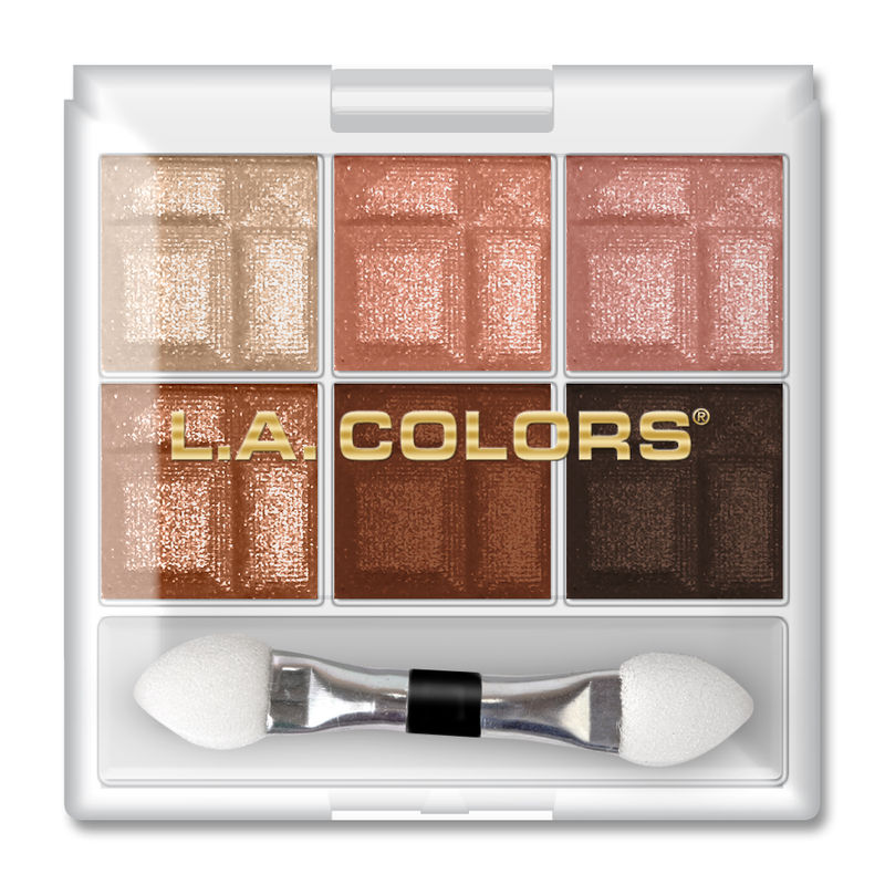 L.A. Colors 6 Color Eyeshadow Palette - Earthy