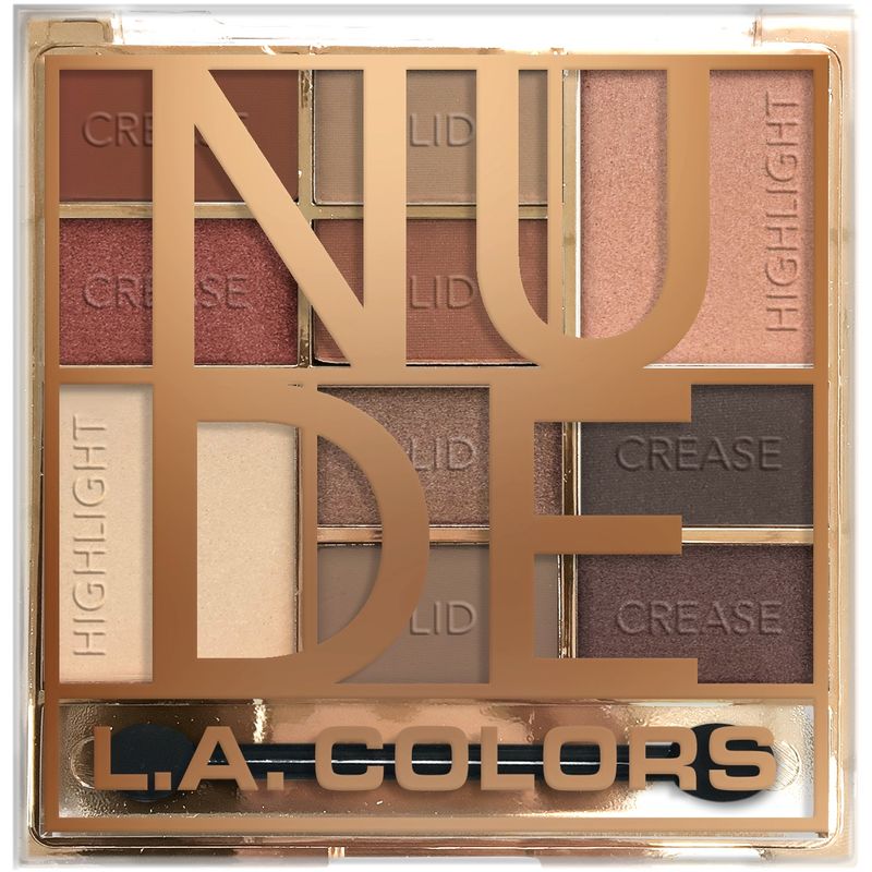 L.A. Colors Eyeshadow Palette - Nude