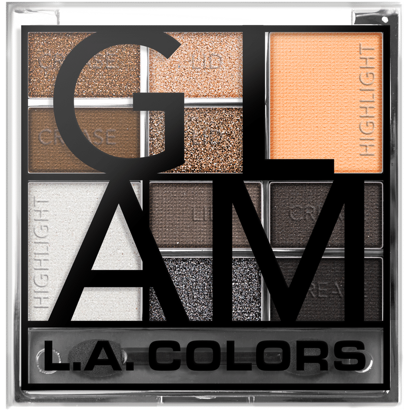 L.A. Colors Eyeshadow Palette - Cool Glam