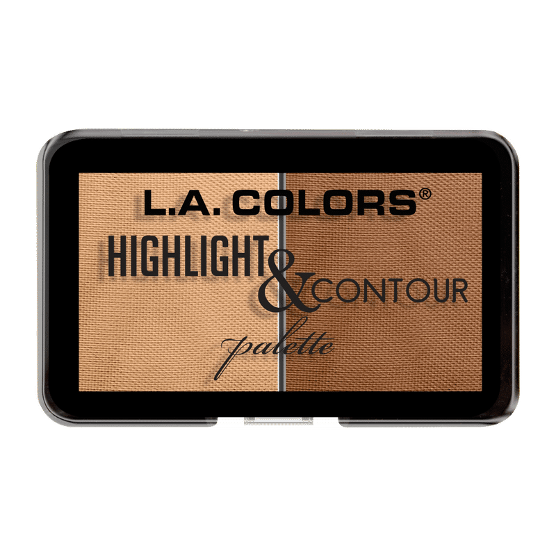L.A. Colors Highlight & Contour Palette