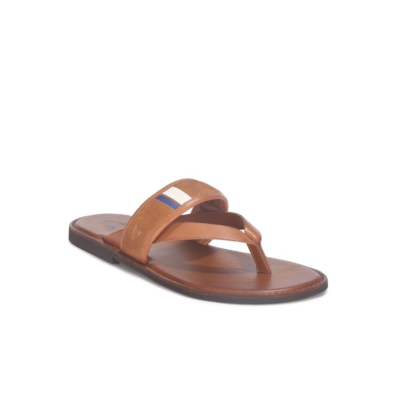 V8 by Ruosh Brown Solid-Plain Sandals (EURO 40)