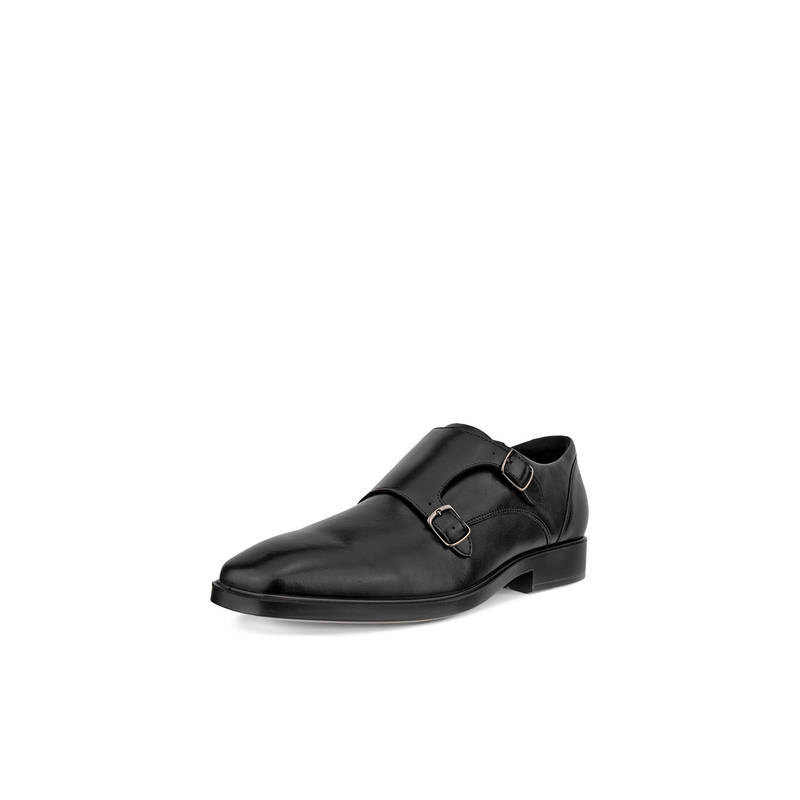ECCO Men's Black Dress Casual Monk Straps (40)