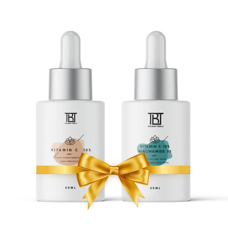 The Body Temple Vitamin C 10% & Vitamin C 10% + Niacinamide 5% (30Ml Each - Pack Of 1)