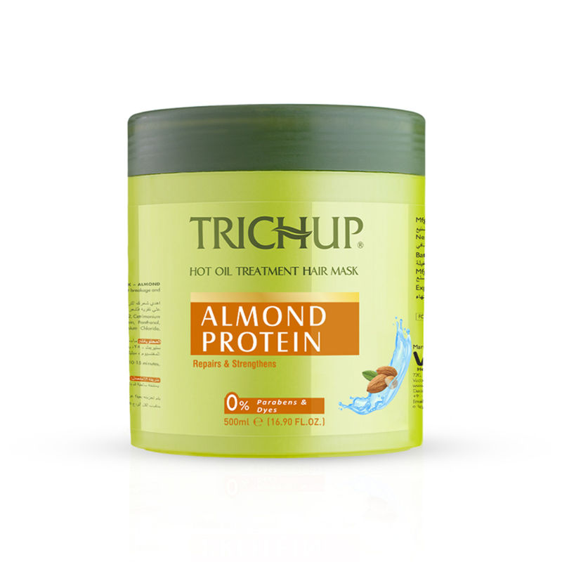 Buy Trichup Almond Protein Hair Mask Repairs Damaged & Rough Hair