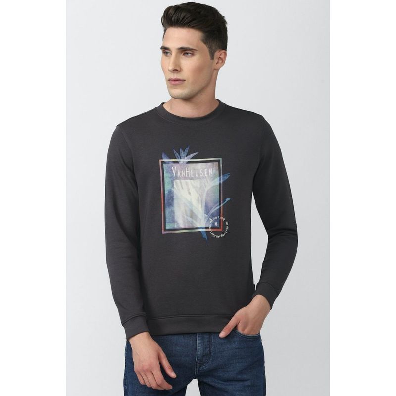 Van Heusen Grey Sweatshirt (M)