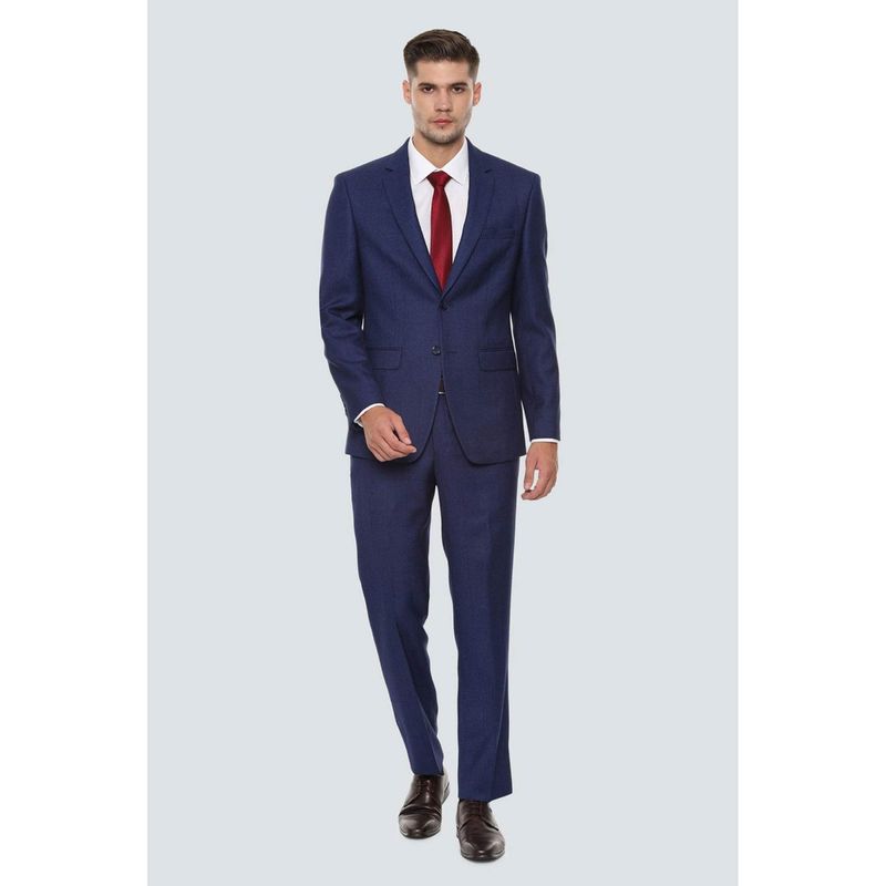 Louis Philippe Navy Blue Two Piece Suit (36)