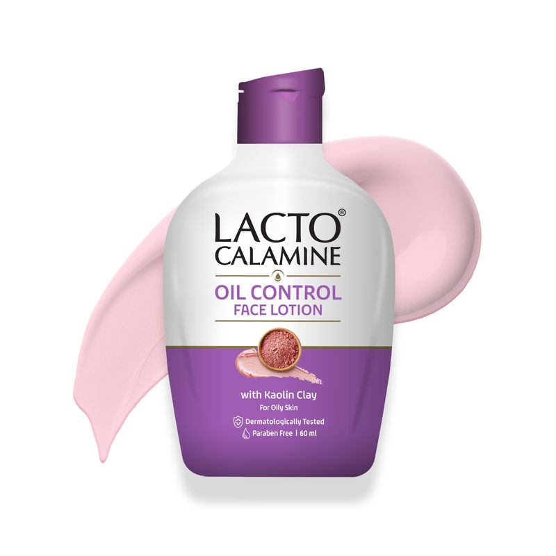 Lacto Calamine Face Moisturizer, Body Lotion with Kaolin Clay & Glycerin Extracts for Oily Skin
