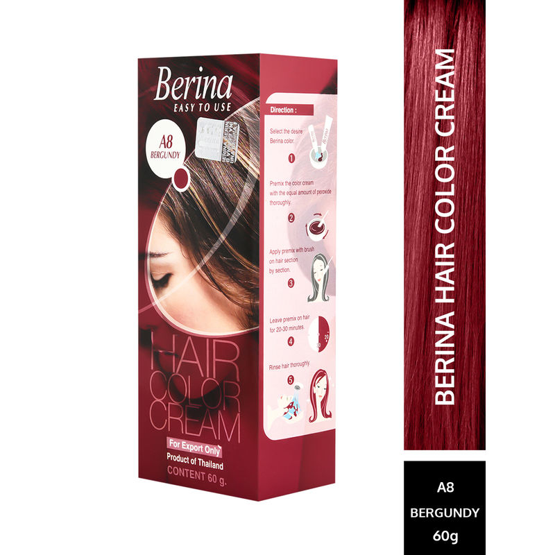 Berina Hair Color Cream - Bergundy