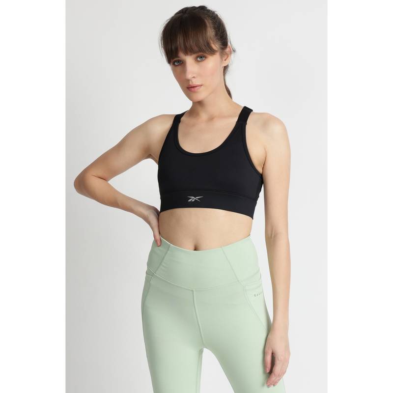 Reebok Women Black Sports Bra (XS)