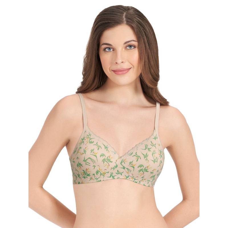 Amante Cotton Casual Padded Non-Wired T-shirt Bra - Multi-Color (32C)