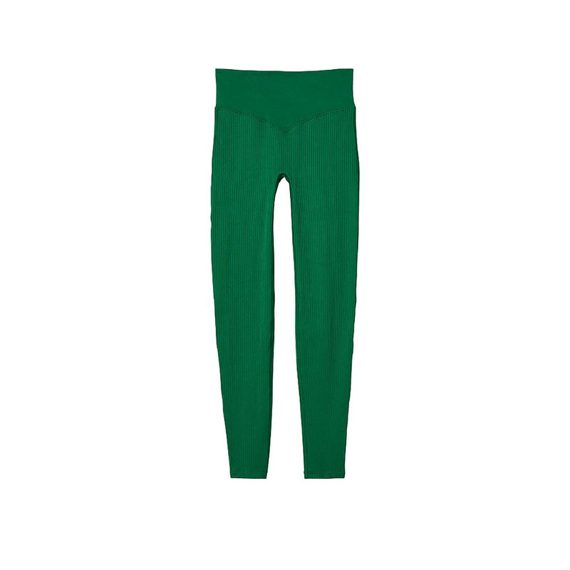 Victoria's Secret Women Green Polyamide Solid Leggings (L)