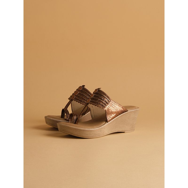 Eridani Braided Bronze Darya Wedges Buy Eridani Braided Bronze Darya