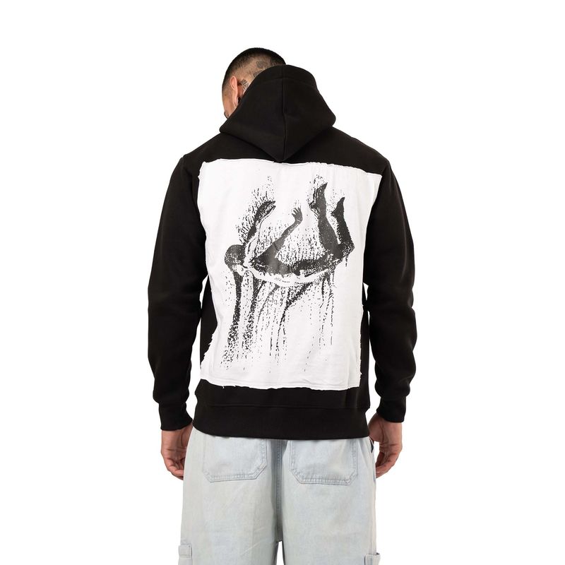 RHINO CULT Falling Man Hoodie Black (S)