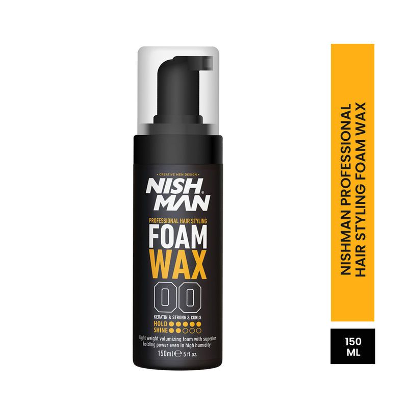 Buy NishMan Professional Hair Styling Foam Wax Online