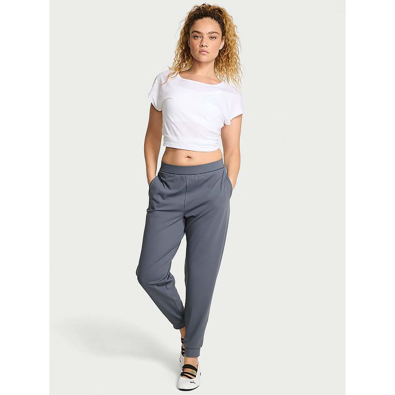 Victoria's Secret Grey Solid Regular Fit Joggers (S)