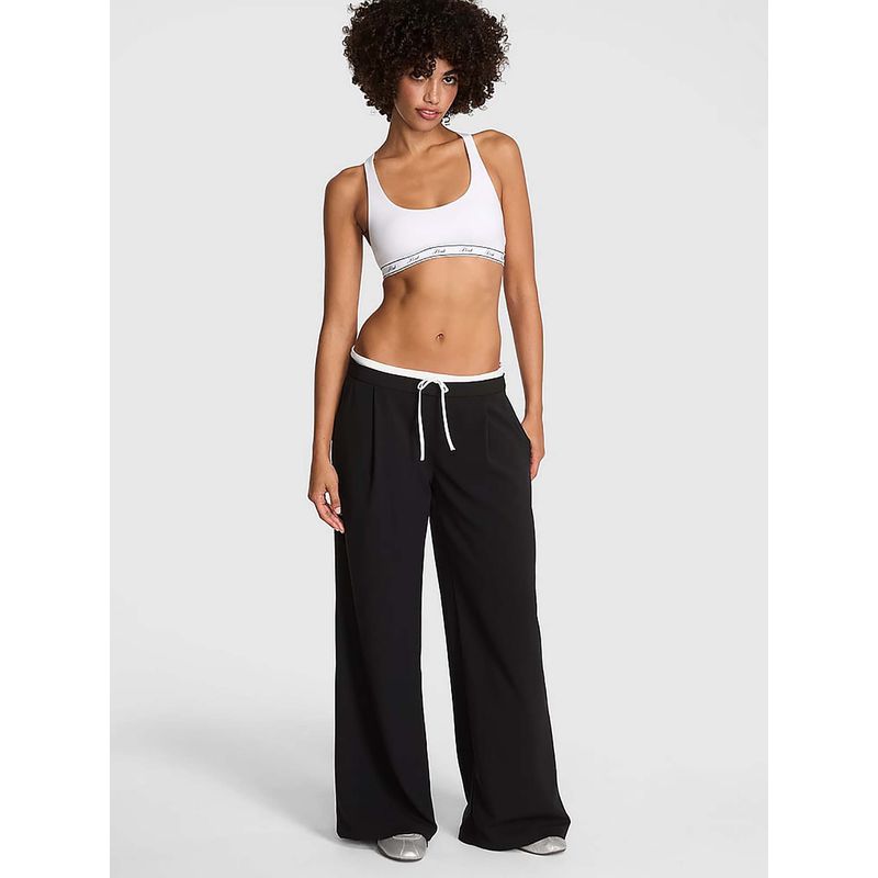 Buy Victoria's Secret Black Solid Regular Fit Sweatpant Online